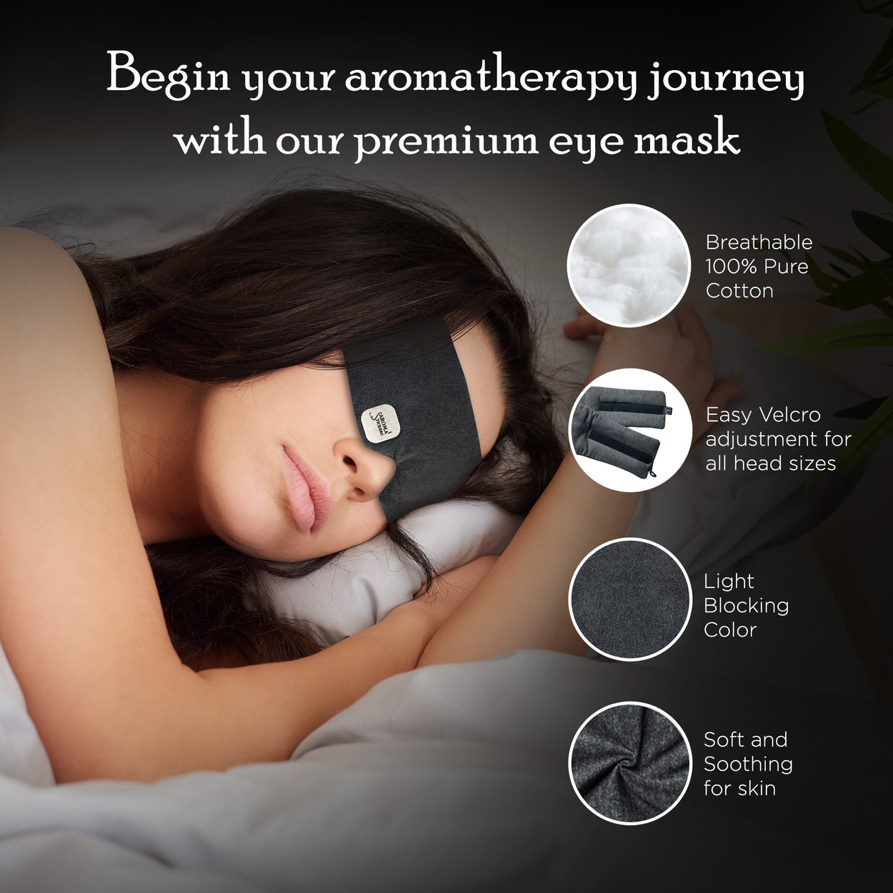 Cotton Eye-Mask - Aroma Stickers
