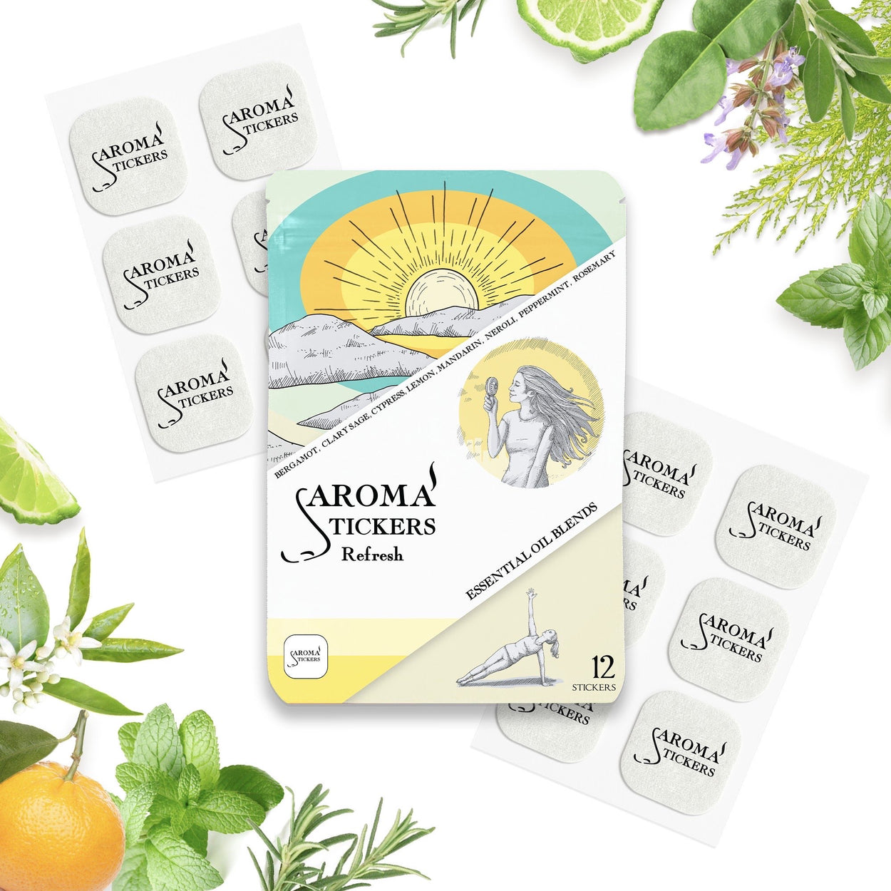 REFRESH - Aroma Stickers