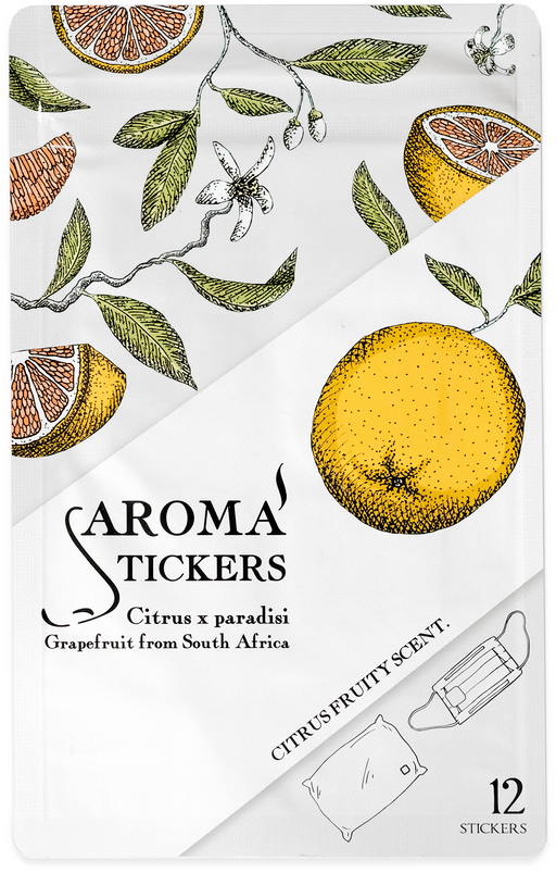 Grapefruit (Citrus x paradisi) - Aroma Stickers