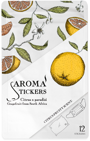 Grapefruit (Citrus x paradisi) - Aroma Stickers