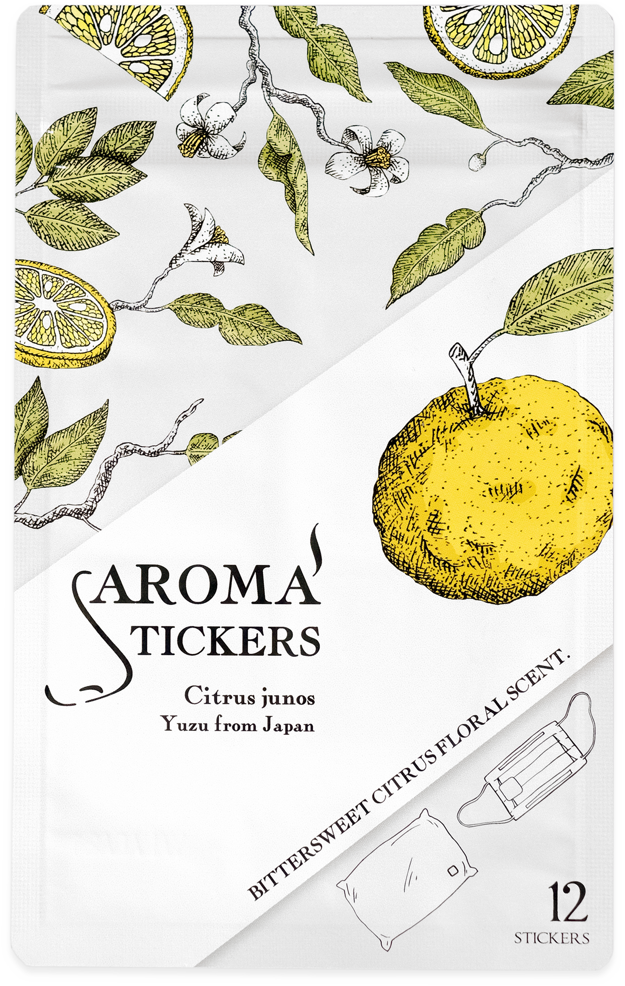 Yuzu (Citrus junos) - Aroma Stickers